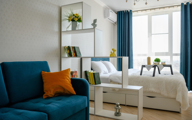 Green FOX s sovremennym remontom v ZhK Lotos Park Flat