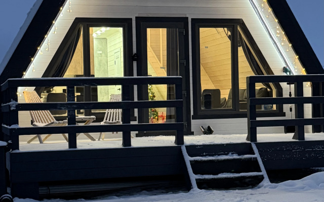 Частный дом Уютный A-frame у Хибин