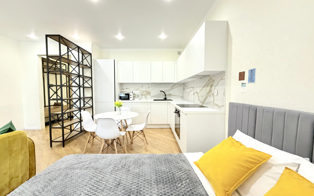 Apartamenty Stil'naa studia v otlicnoj lokacii v Centre Kazani v ZK Manhetten
