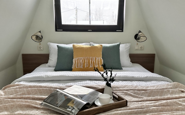 Barnhaus №1 s drovyanoj banej i goryachej kupel'yu, na 7 gostej Private House