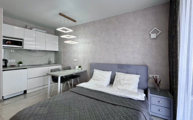 Квартира Стильная Квартира-студия с Кондиционером Возле Аэропорта