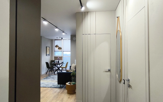 Апартаменты Новые уютные Клен в доме бизнес-класса с охраной