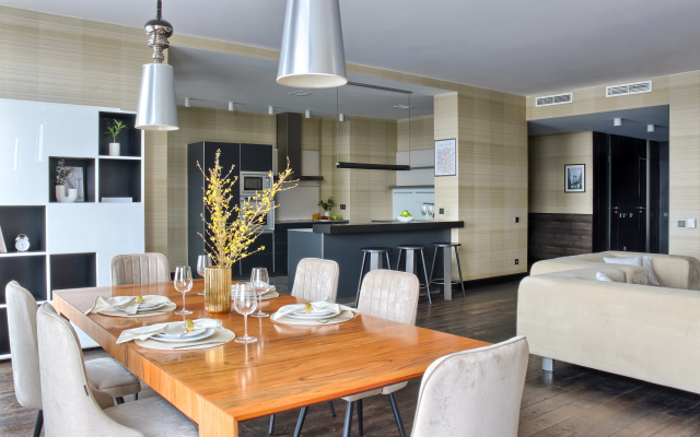 MyhomeYourhome with Panoramic View on Pesochnaya Embankment 12Apartments