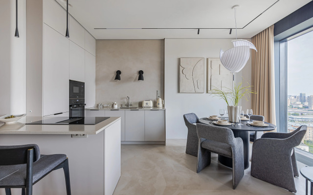 Квартира Просторная квартира с видом на Москва Сити