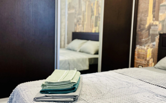 Квартира Стильная Евродвушка для семейного отдыха