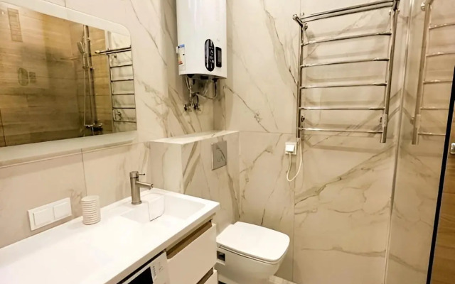 Flat na 4 Gostey Okolo Krasivoy Naberezhnoy Reki Kudepsta