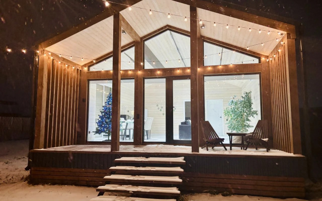 Частный дом Барн-хаус с сауной и чаном