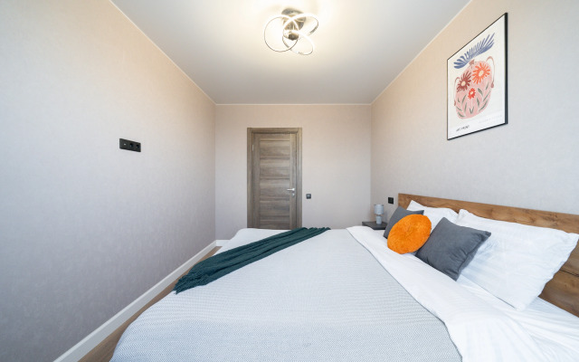 Квартира Стильная двухкомнатная квартира Natali apart на метро Пражская