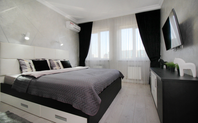 Dvukhkomnatnye S Dizaynerskim Remontom V Zhk Shakhristan Apartments