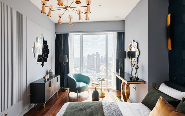 GM Apartments Shikarnaya Dvushka v Moskva Siti v Bashne Oko Flat