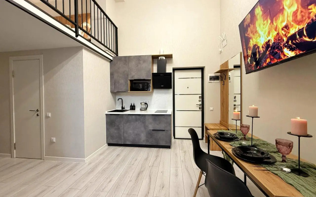 Апартаменты двухуровневые Три минуты до пляжа