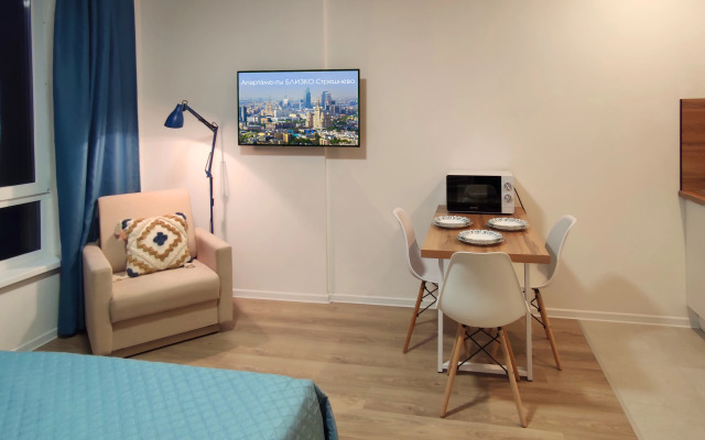 Квартира студия 22 м² 2 кровати