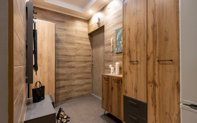 Квартира Ютно Колосья с качелью на балконе и видом на сосны в Зеленогорске