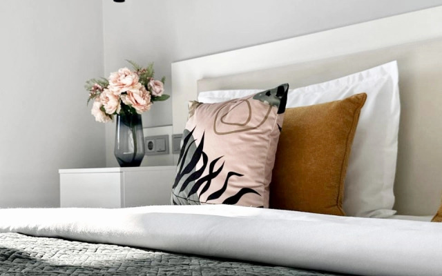 Апартаменты 149 Комфорт сити с двуспальной кроватью, диваном и красивым видом