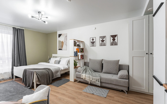 Апартаменты Просторная студия возле метро Окская