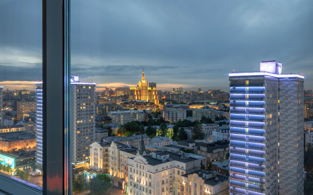 Квартира-студия с панорамным видом на Москву