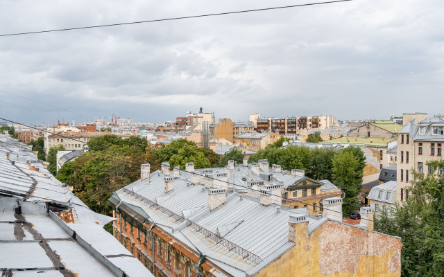 Уютные апартаменты с выходом на крышу