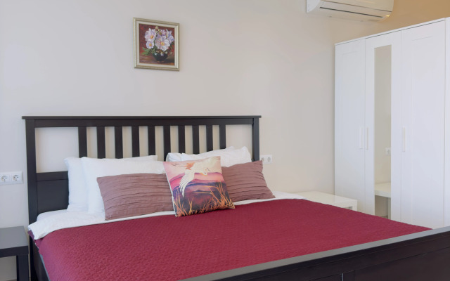 Апартаменты студия Миндаль с огороженной спальной зоной