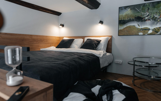 Апартаменты ApartH с видом на город и камином