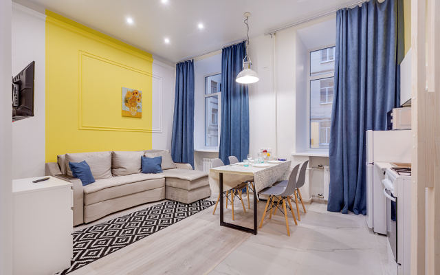 Апартаменты Бирюза и Подсолнух ВПитер на сутки