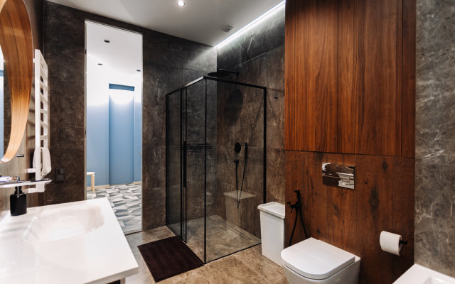 Lalapart Skyfall s Panoramnym Vidom s 46 EtazhaNeboskreba Savelovskij Siti Apartments