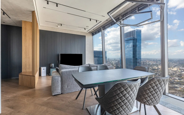 Апартаменты 77 этаж Москва Сити 2х комнатные