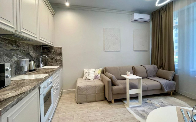 Квартира Просторная на Берегу Моря для Троих Гостей