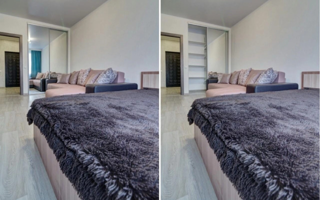 Квартира 1комн с Красивым Видом для 4 Гостей