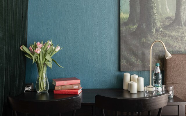 Апартаменты Lalapart Art Forest на 45 этаже небоскреба Савеловский Сити