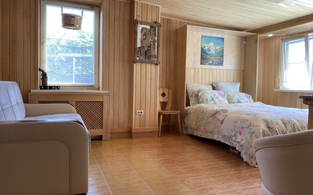 Частный дом с сауной и с зоной барбекю