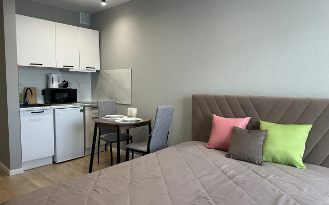 Квартира Уютная Современная с Балконом в ЖК Кислород (19)