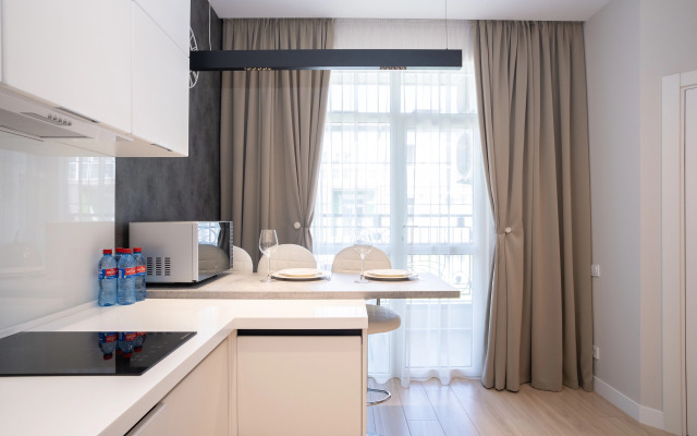 Апартаменты Red Apartments Арт Лайт Сити Апартамент Либерман