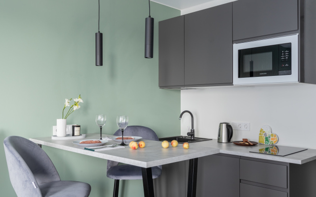 Uyutnaya Studiya U Metro Bukharestskaya Flat