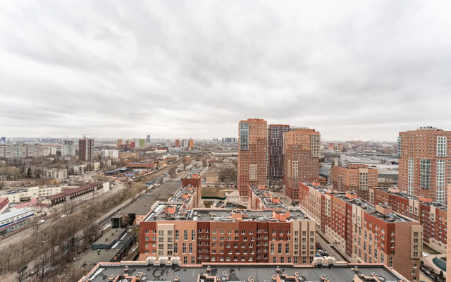 Studiya Na 23 Etazhe S Vidom Na Moskvu Apartments