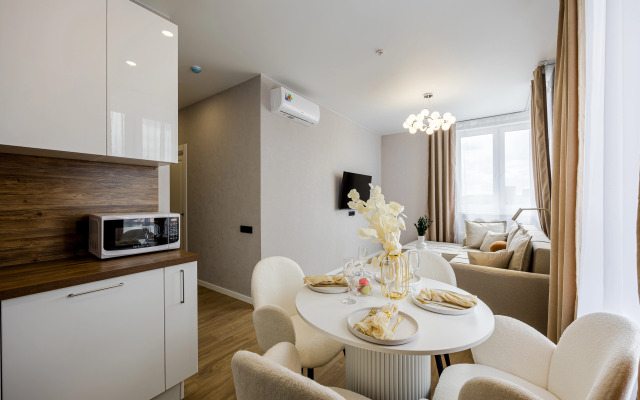 Квартира Стильная 2-к. квартира, 64 м², 3 кровати