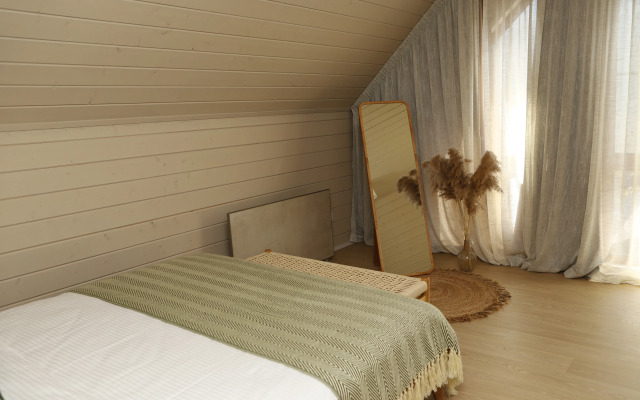 Частный дом Двухэтажный барнхаус с видом на горы