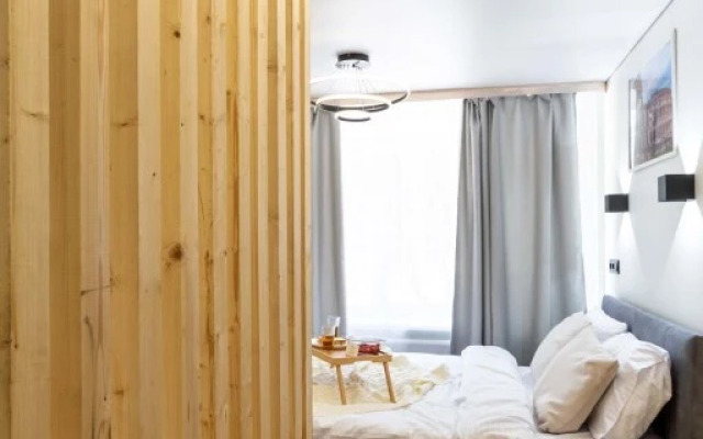 Апартаменты Студия Улучшенная с Дизайнерским Ремонтом