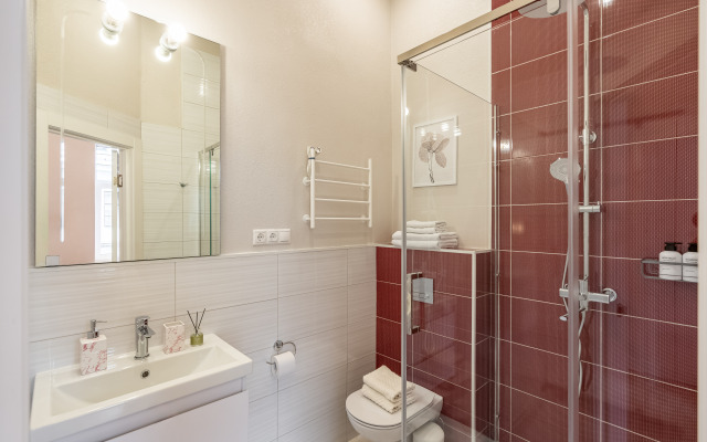 Квартира Rosy Flat рядом с Невским Проспектом