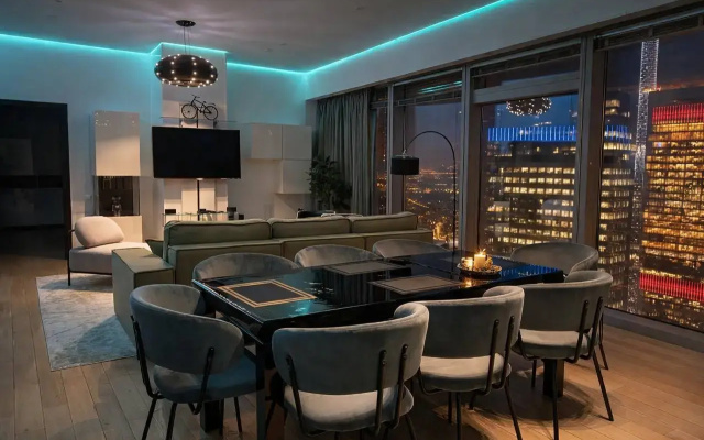 Апартаменты Sky City Moscow 51 Этаж с Видом на Башни