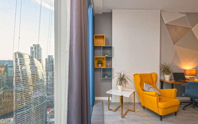 Vidovye na 51 etazhe v Moskva-City Apartments