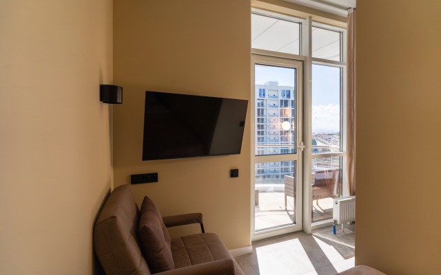 Квартира Компактная студия с видом на море