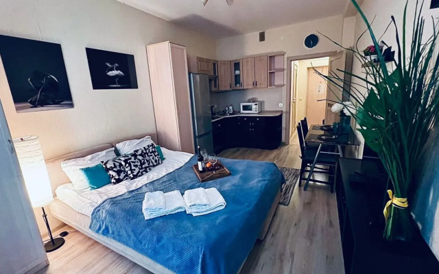 Apartamenty Uluchshennaya Studiya Salyut Pulkovo