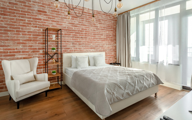 Апартаменты Lalapart Loft Style с лоджией и отдельной кухней в ЖК Савеловский Сити