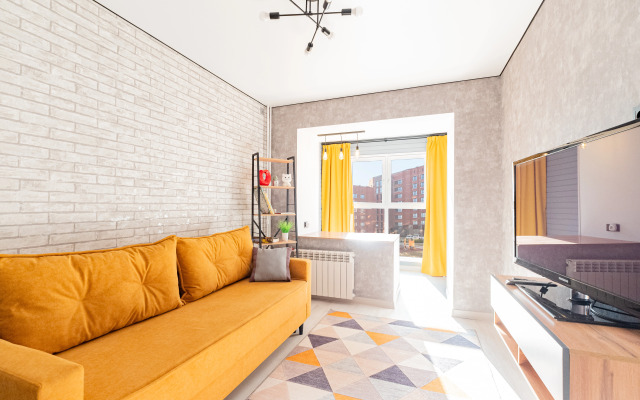 Апартаменты Стильная Евротрешка с Ретро-Проигрывателем