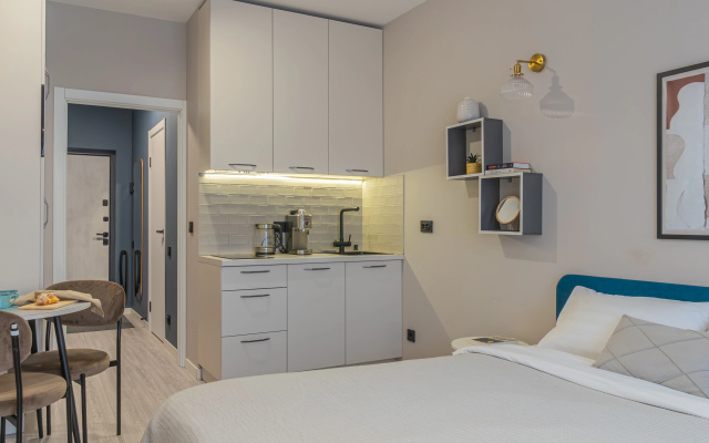 Апартаменты Aquamarine Resort в доме с бассейном в Сестрорецке