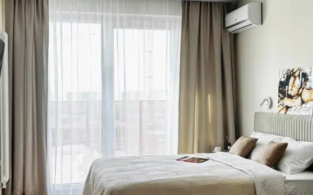 Квартира Студия для двоих MoonRoom72 в Европейском