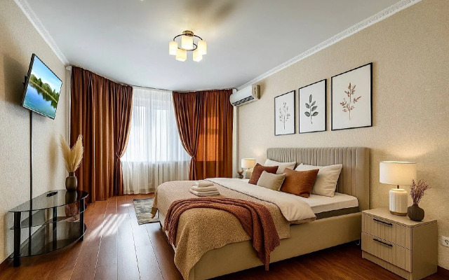 Квартира Новая Уютная в Развитом Районе Города