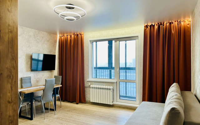 Unique Apart Kosmos ryadom s logisticheskim tsentrom Magnit. Khlebozavodom. KARZ. Avtoremzavodom na Kosmicheskoy 2V Apartments