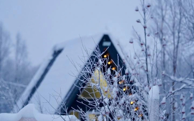 Частный дом A-Frame в лесу в 6 км от Мурманска