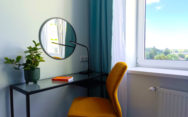 Апартаменты Рыба-Кит в современном комплексе на Яблоневой